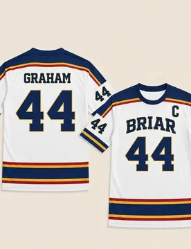 Hot Off Campus Briar University Hockey Jersey Graham 44 DI LAURENTIS 66 Cosplay T-shirt Men Women Summer Streetwear Tees - Aliexpress - FashionsVida