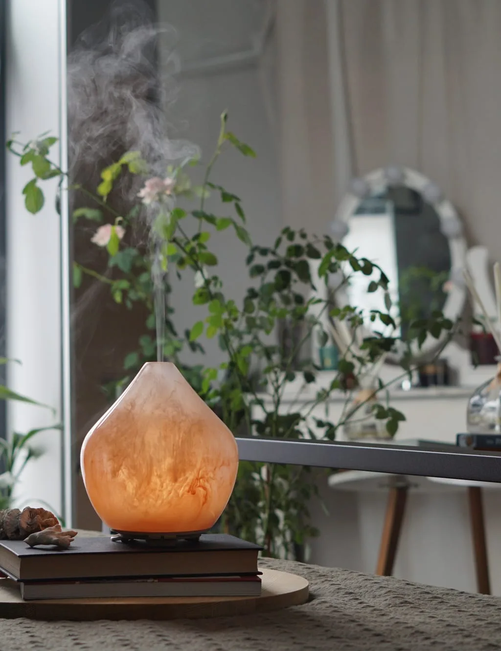 Gem Aroma Electric Diffuser Dusky Pink - MADE BY ZEN - FashionsVida