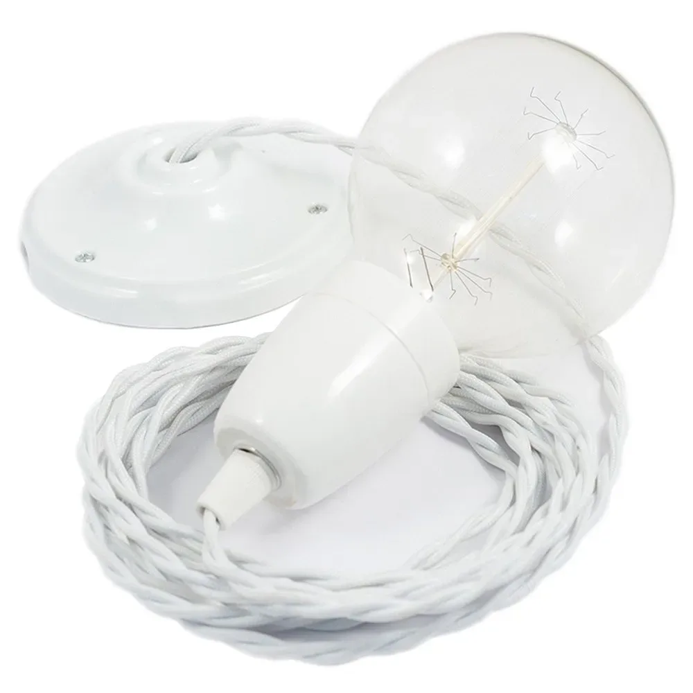 Cables Suspension Luminaire Tm01 Diy 2 M White One Size - Creative - FashionsVida