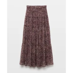 Falda larga georgette