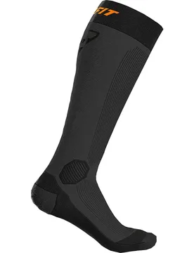 Chaussettes Tour Warm Merino Asphalt 1 / Black / Orange EU 43-46 - Dynafit - FashionsVida