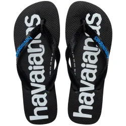 Top logomania 2 chanclas hombre Negro (4546)