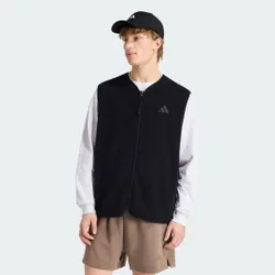 Gilet in pile alto City Tech 3 Strisce S Black
