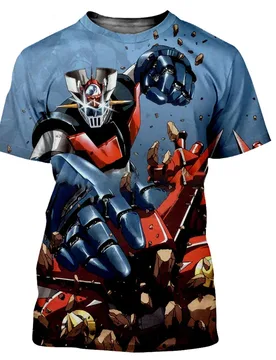 Mazinger Z T-Shirts Anime Robot 3D Print Men Women Short Sleeve T Shirts Oversized Streetwear Harajuku Tops Tees Man Clothing - Aliexpress - FashionsVida