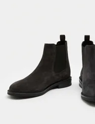 Suede Chelsea Boots Charcoal male