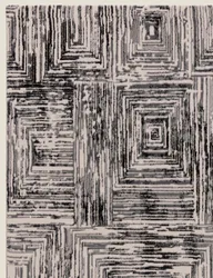 Kuza Portrait Woven Rug Grey