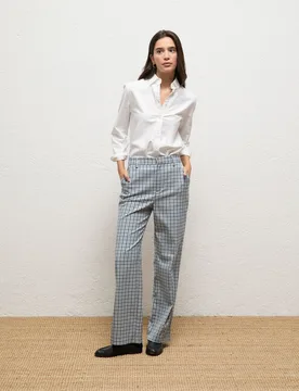 Pantalón de mujer de cuadros zayna - El Ganso - FashionsVida