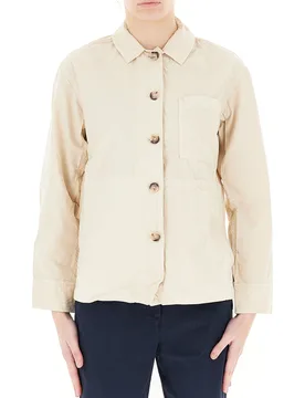 WOOLRICH Overshirt cotone PANNA S - Woolrich - FashionsVida