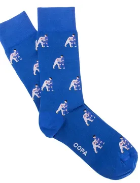 Copa-Kopfbutt-Socken - Bleu - male - Size: 40/46 - Copa Football - FashionsVida