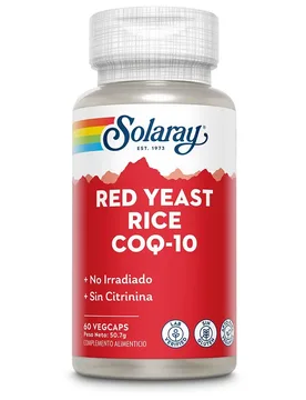 Riso Rosso Fermentato Plus Q10 60 Unità Red - Solaray - FashionsVida