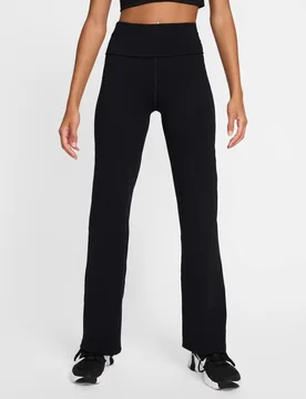 One Dri-Fit Fold-Over High Waisted Trousers Black female - Nike - FashionsVida