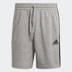 Short Essentials French Terry 3-Stripes XL Medium Grey Heather / Black