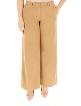 Pantalone wide leg CAMMELLO 23 - PERSONA by MARINA RINALDI - FashionsVida