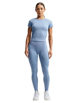 Damen T-Shirt Pro Seamless - Bleu - female - Size: XS - Nike - FashionsVida