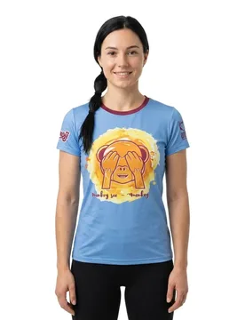 Emoji Monkey See Short Sleeve T-shirt Multicolour XS Women - OTSO - FashionsVida