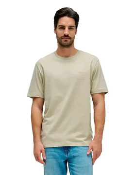 T-shirt à Manches Courtes 21011129 Beige L - Salsa Jeans - FashionsVida