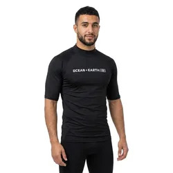 Rash Guard Manches Courtes Script Black XS