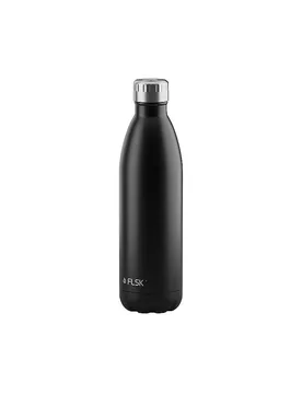 Isolierflasche - Thermosflasche 0,75l Black schwarz - FLSK - FashionsVida