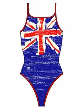 Gb 2014 Swimsuit navy / red 5-6 Years Girls - TURBO - FashionsVida
