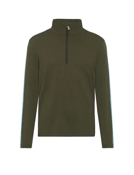 Camiseta interior con cremallera Giorgio para hombre verde oscuro 48 - Toni - FashionsVida