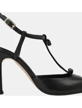 Sandalias de mujer en piel con mini lazos - Lodi - FashionsVida