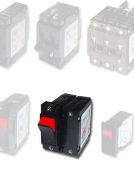 Rocker Switch Black Double Pole (15 A) unisex - pros - FashionsVida