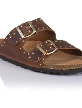 Flache Sandalen Anatomische Sandale - Leder 38;35 - Autenti - FashionsVida