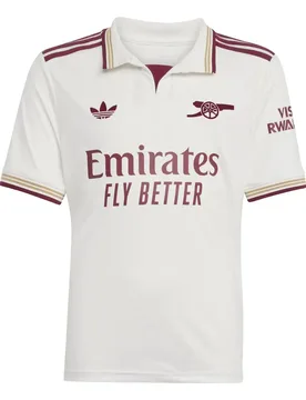 Kinder-Third-Trikot Arsenal 2025/26 - Blanc - unisex - Size: 9/10 ans - Adidas - FashionsVida