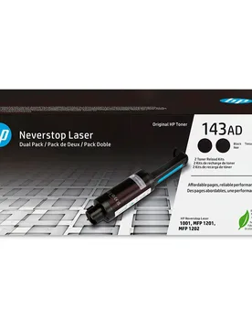 Ink Toner 143ad Black One Size unisex - HP - FashionsVida