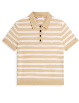Tommy Hilfiger Polo crème L - Tommy hilfiger - FashionsVida