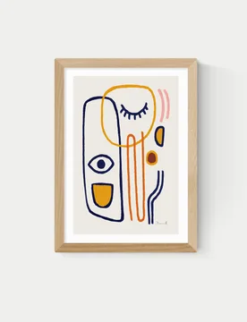 Feel Good Framed Art Natural - EAST END PRINTS - FashionsVida
