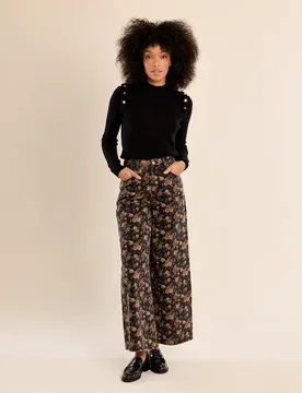 Jersey de mujer de manga larga detalle abalorios - Molly Bracken - FashionsVida
