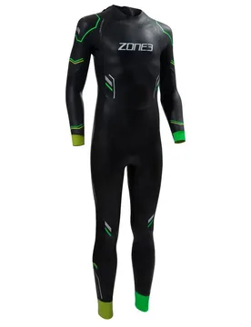 Adventure Long Sleeve Neoprene Wetsuit Black / Silver / Red / Multi S Boys - Zone3 - FashionsVida