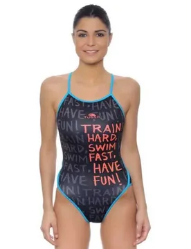 Turbo Train Swimsuit Black XL Women - TURBO - FashionsVida