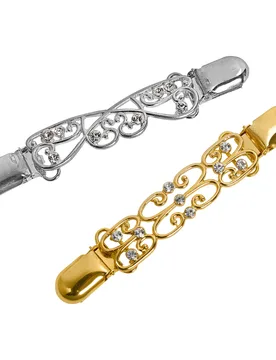 Westenklipp-Duo, 2 Stück gold silber - TRI - FashionsVida
