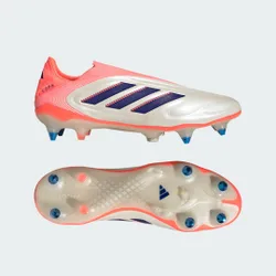 Scarpe Copa Pure 3 Elite senza lacci per terreni morbidi 40 2/3 Off White / Lucid Blue / Signal Coral