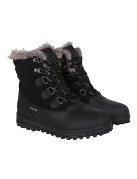 Vostock Womens Vibram Waterproof Thermal Snow Boot - Short - Black - Black - Size: 5 - Mountain Warehouse - FashionsVida