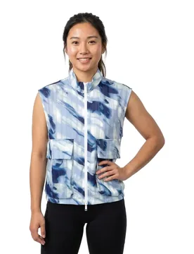 Exchange Gilet Xw001751_af21550 Aqua Print S - Armani - FashionsVida