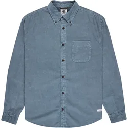 Chemise à Manches Longues Button Down Corduroy Regular Fit Blue Mirage M