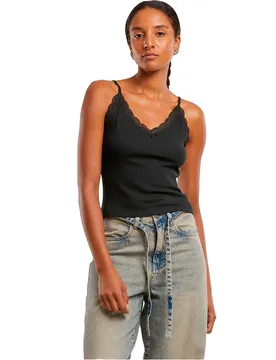 T-shirt Sans Manches à Col En V Tb7514a 2 Unités Black / Off White L - Urban classics - FashionsVida