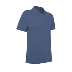 Polo Swing Tech Solid, kurzarm, blaugrau m
