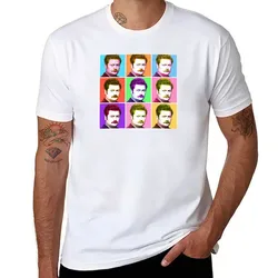 Ron Swanson Diptych T-Shirt funny t shirts man man t shirt luxury T-Shirt