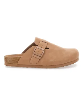 Ciabatte beige con fibbia e sottopiede in vera pelle S11U700 39 - Superga - FashionsVida