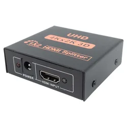 Splitter Hdmi 4076e 1x2 Black One Size unisex