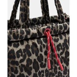 Portadocumentos de mujer para portátil de 14" con cierre de cremallera y estampado animal print