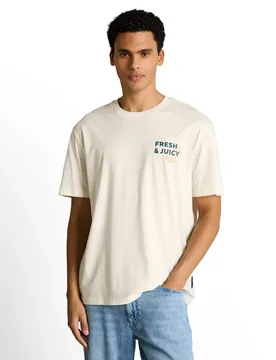 Relaxed printed t-shirt male - L - FashionsVida
