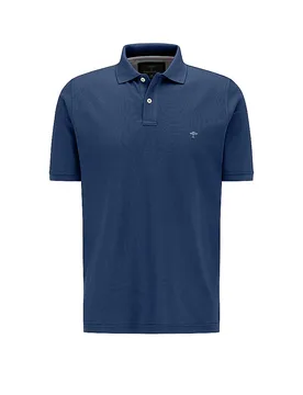 Poloshirt azul oscuro XL - Fynch-Hatton - FashionsVida
