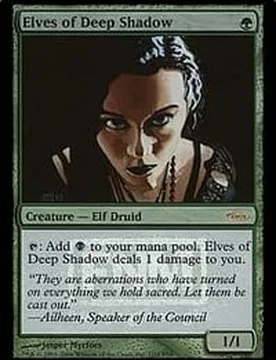 Elves of Deep Shadow (FNM foil) Promotional Cards - Magic: The Gathering - FashionsVida
