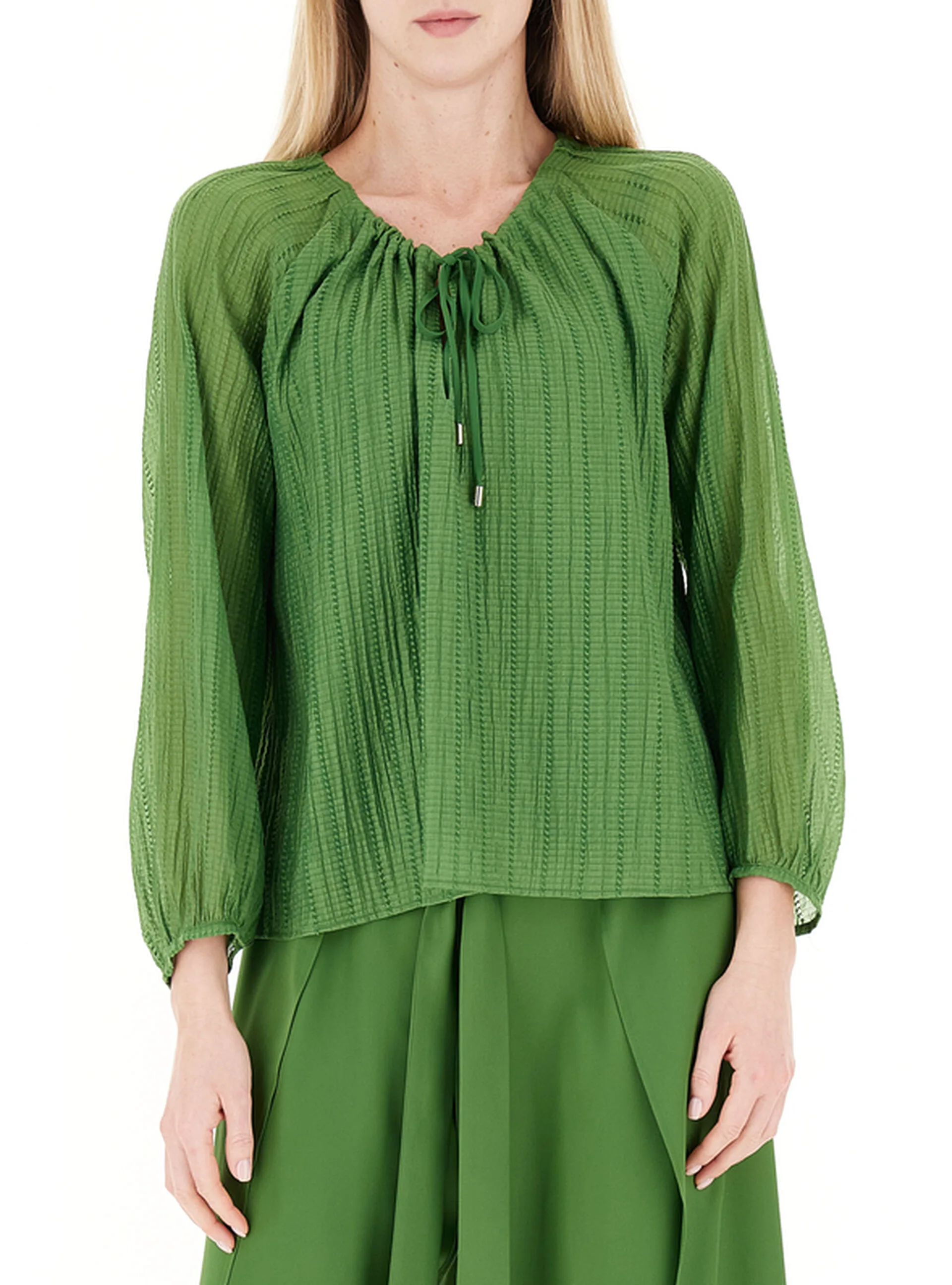 Blusa maniche lunghe VERDE 40 - Liu jo - FashionsVida