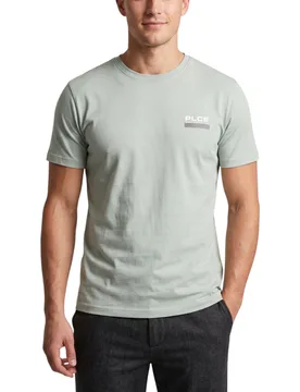 Mens T Shirts Rassie Crew Neck Short Sleeve Casual Summer Cotton Tee - Green - Size Small - 883 Police - FashionsVida
